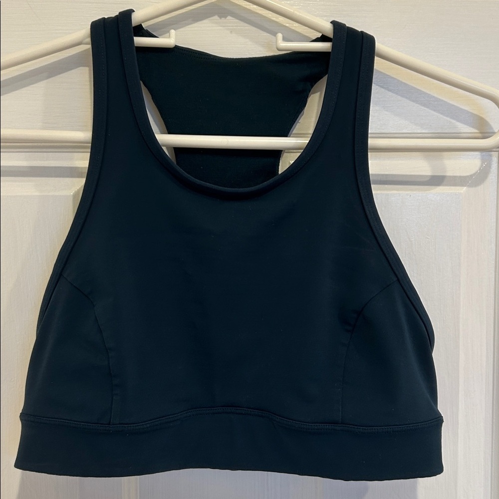 Lululemon Women's Sports Bra with Phone Holder on back Size 6 Dark Teal